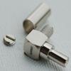AIR802 TS-9 Plug Male Right Angle Connector for RG58 and 195-Series Cable view 1