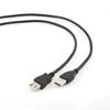 Gembird 3m USB 2.0 A M/FM - USB Cables (USB A, USB A, Male/Female, Black) view 1