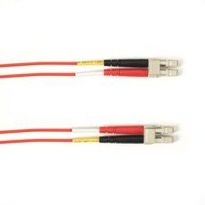 Black Box FOCMR50-010M-LCLC-RD OM2 50/125 MULTIMODE Fiber Optic Patch Cable - OFNR PVC, LC to LC, RED, 10-M (32