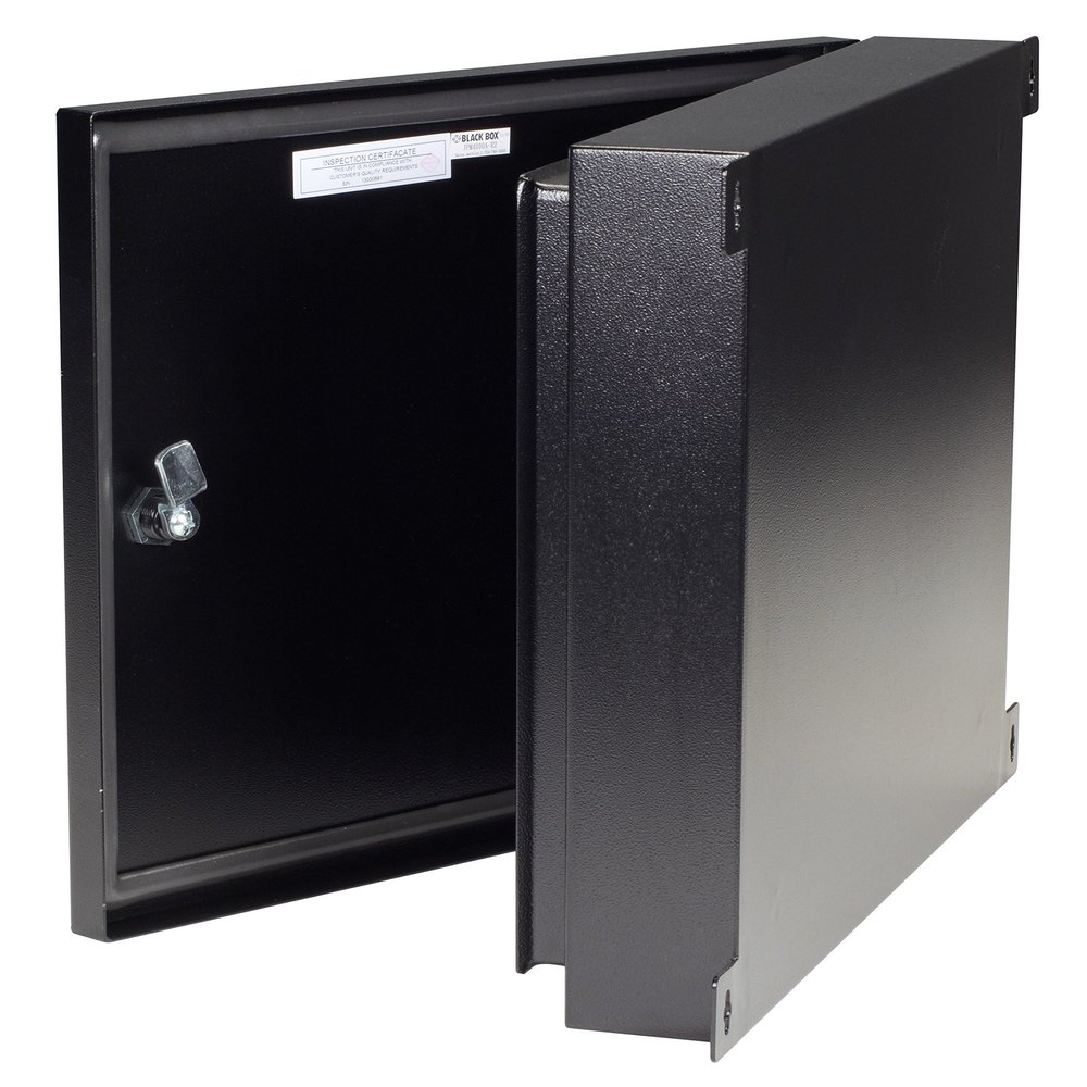 Black Box NEMA-4 Rated Fiber Optic Wallmount Enclosure, 4-Slot