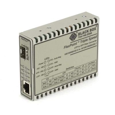 Black Box FlexPoint LMC1017A-SMST Transceiver/Media Converter