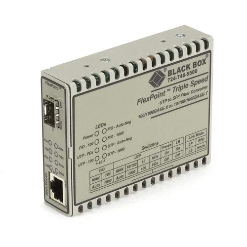Black Box FlexPoint LMC1017A-SMST Transceiver/Media Converter