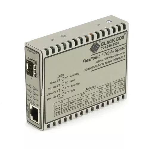 Black Box FlexPoint LMC1017A-SMST Transceiver/Media Converter