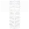 Kimberly Bay Closet Door, Bi-fold, Louver Louver Plantation Primed White (24x80) view 3