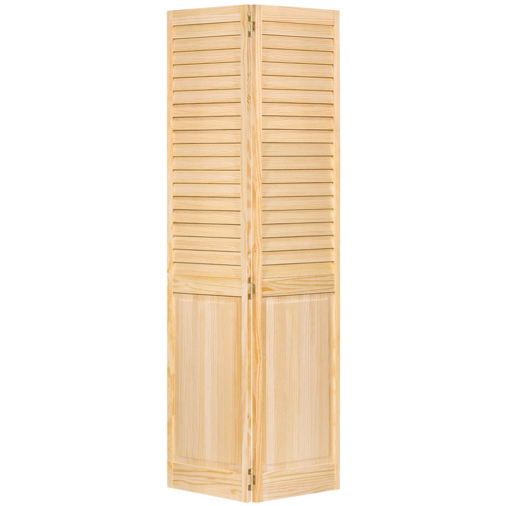 Kimberly Bay Closet Door, Bi-fold, Louver Panel Plantation (30x80)