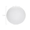 Fun Express - White Hanging Paper Lanterns for Party - Party Decor - Hanging Decor - Lanterns - Party - 6 Pieces view 3