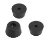 uxcell Rubber Pads Furniture Table Chair Leg Tips End Caps 32x24x18mm 3 Pcs view 1
