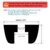uxcell Rubber Pads Furniture Table Chair Leg Tips End Caps 32x24x18mm 3 Pcs view 2