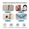 uxcell Rubber Pads Furniture Table Chair Leg Tips End Caps 32x24x18mm 3 Pcs view 4