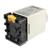 uxcell AC 110V 8P 0-60 Minutes Range Adjustable Delay Timer Time Relay AH3-3 + Base view 3