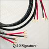 DH Labs Q-10 Signature Speaker Cable [Externally Biwired Pairs / Spade Connectors] 15 feet by Silver Sonic view 2