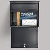 Mail Boss Townhouse Decorative Locking Wall Mount Mailbox, Galvanized Steel view 2