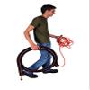 UltraTech 1807 Ultra-Sidewinder Cable Protection System, 1' Extension, 12" Length x 3" Width x 3/4" Height, Gray, Small view 3
