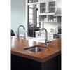 hansgrohe Talis C Brushed Nickel Bar Kitchen Faucet, Bar Sink Faucet Single Hole, Faucet for Kitchen Sink, Polished Nickel 04217830 view 2