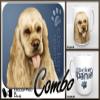 Cocker Spaniel "for Dog Lovers Only" Mouse Pad and Mug Combo Set (blue) view 1