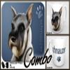 Schnauzer "for Dog Lovers Only" Mouse Pad and Mug Combo Set (blue) view 1