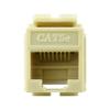 Cat5e Keystone Jack Insert, Ivory view 2