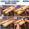 V-Slot Bench Pin with Clamp, Hardwood Jewelers Bench Pin for Sawing, Filing, Drilling, Cutting, Setting and Jewelry Making Bench Work view 3