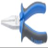 Unior URT739 Needle Nose Pliers - Blue, 1.6cm view 1
