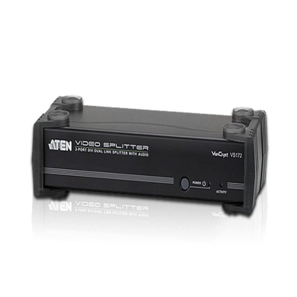 Aten Vs172 2-port Dvi Dual Link Splitter With Audio