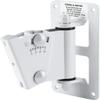 K&M Knig & Meyer 24471.000.57 Speaker Wall Mount | Surround Sound Wireless Home Theater | Single Speaker Bracket | Adjustable Swivel and Tilt | Multipurpose Holds Up to 33 lbs | German Made | White view 1