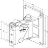 K&M Knig & Meyer 24471.000.57 Speaker Wall Mount | Surround Sound Wireless Home Theater | Single Speaker Bracket | Adjustable Swivel and Tilt | Multipurpose Holds Up to 33 lbs | German Made | White view 2