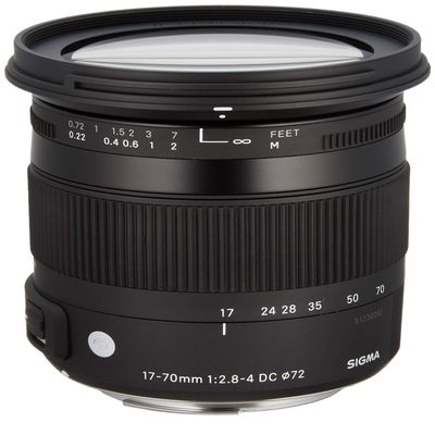 Sigma 17-70mm F2.8-4 Contemporary DC Macro OS HSM Lens for Nikon Black