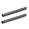 SmallRig 8 Inches (20 cm) Black Aluminum Alloy 15mm Rod with M12 Female Thread, Pack of 2-1051 view 1
