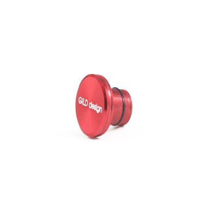 GILD Design GA-200R Aluminum Shaved Earphone Jack Cover, Red