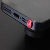 GILD Design GA-200R Aluminum Shaved Earphone Jack Cover, Red view 4