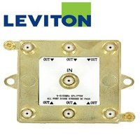 Leviton 47690-G6 1 x 6 (6-Way) 2GHZ Passive Video Splitter