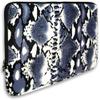 13 inch Elegant Gray Faux Snake Print Synthetic Leather Laptop Sleeve Notebook Computer Carrying Case for Apple MacBook Air 13, Dell, Acer, Samsung view 1