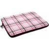 13 inch Pink Plaid Design Dual 2-Way zippered Laptop Sleeve Notebook Carrying Case Computer Slipcase for Apple MacBook Air 13, Dell, Acer, Samsung, Sony view 2