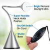 OttLite LED Cone Desk Lamp, Silver view 2