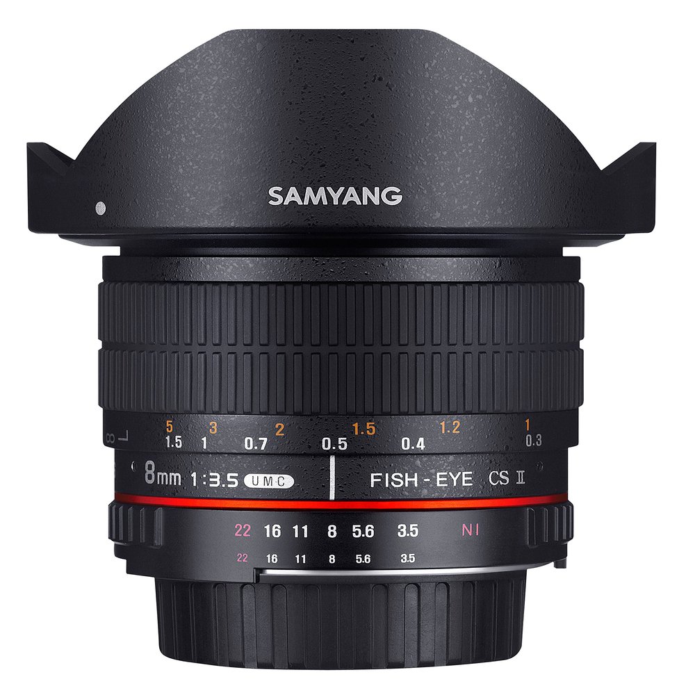 SAMYANG 8 mm f/3.5 UMC CS II fisheye Lens - for Olympus 4/3