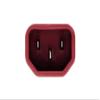 SF Cable 3ft IEC 60320 C14 to C13 Power Extension Cord 10Amp 250V 18/3 AWG SJT - Red view 4