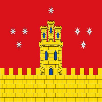 magFlags Large Flag Pedroche, Spain | flag | 1.35m | 14.5sqft | 90x150cm | 3x5ft - long lasting outdoor flag