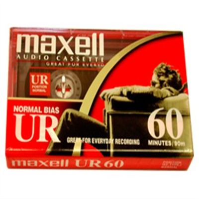 Maxell - Blank VHS Tape, Black, Cassette, 60 Min