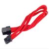 Silverstone Tek Sleeved Extension Power Supply Cable with 1 x 6-Pin to PCI-E 6-Pin Connector (PP07-IDE6R) view 1