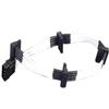 Silverstone Technology Sleeved Extension Power Supply Cable with 1 x 4-Pin to 4 x SATA Connectors (PP07-BTSW) view 1