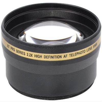 Xit XT2X58 58mm 2.2x Telephoto Lens (Black)