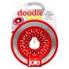 Joie Doodle Doo Kitchen Sink Strainer Basket, Fits All Standard Sinks, Stainless Steel, Cute Garbage Disposal Drain Cover, 4.5-Inch, Red Rooster view 1