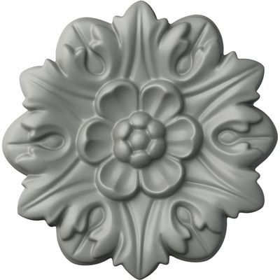 Ekena Millwork ROS07X07KE Kent Round Rosette, 7 5/8"OD x 1 3/8"P, Primed