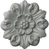 Ekena Millwork ROS07X07KE Kent Round Rosette, 7 5/8"OD x 1 3/8"P, Primed view 1