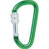 TRUSCO TKNNL880GN Carabiner with Screw Lock, Wire Diameter 0.3 x 3.1 inches (8 x 79 mm), Green view 1