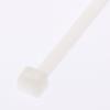 Panduit PLT4I-C Pan-Ty Cable Tie, Nylon 6.6, Intermediate Cross Section, Curved Tip, Plenum-Rated, 40lbs Min Tensile Strength, 4.0" Max Bundle Diameter, 0.052" Thickness, 0.145" Width, 14.5" Length, Natural (Pack of 100) view 2