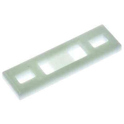 Panduit MTPC5H-E10-C39 Contour Multiple Tie Plate, Nylon 6.6, #10 Screw Mounting Method, 5 Bundles, 7.5" Hole Spacing, 0.2" Height, 63" Width, 8.09" Length (Pack of 100)