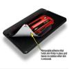 2010 Chevy Camaro Victory Red - Black Stripes on Black Decal Style Skin fits Amazon Kindle Fire HD 8.9 inch view 2