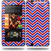 Zig Zag Red White and Blue Decal Style Skin fits Amazon Kindle Fire HD 8.9 inch view 1