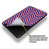 Zig Zag Red White and Blue Decal Style Skin fits Amazon Kindle Fire HD 8.9 inch view 2